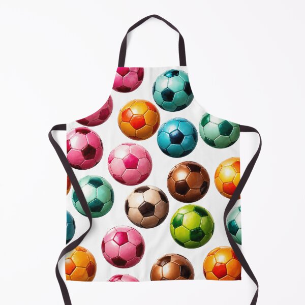 Item preview, Cute Candy Glossy Soccer Balls Pattern designed and sold by CatandTea.