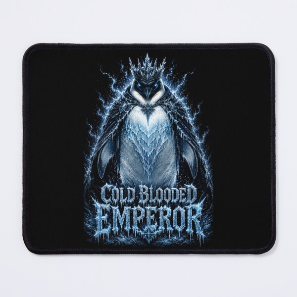 Item preview, Cold Blooded Emperor Penguin Gothic Dark Fantasy Ice Art designed and sold by Martin's_Design.
