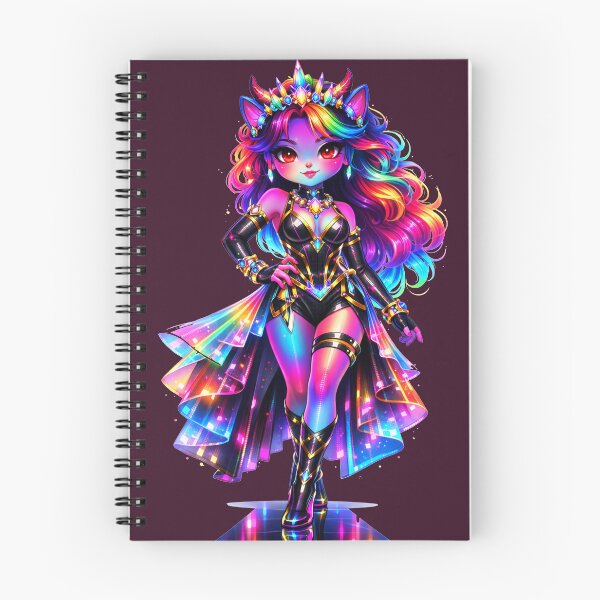 Item preview, Neon Cat Devil Fantasy Runway Fashion Art designed and sold by ChaEmm_Studio.