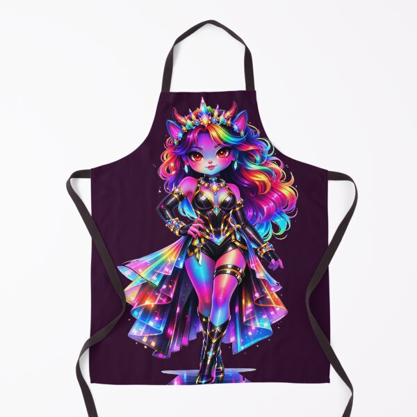 Item preview, Neon Cat Devil Fantasy Runway Fashion Art designed and sold by ChaEmm_Studio.