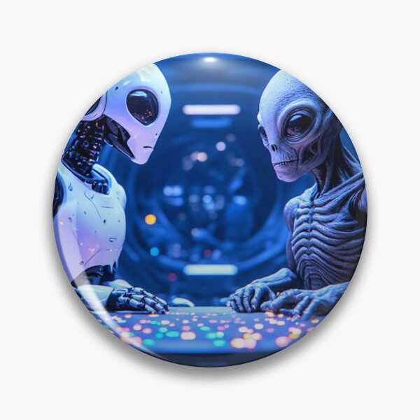 Item preview, AI Robot Meets With Alien  designed and sold by TheDarkWardrobe.