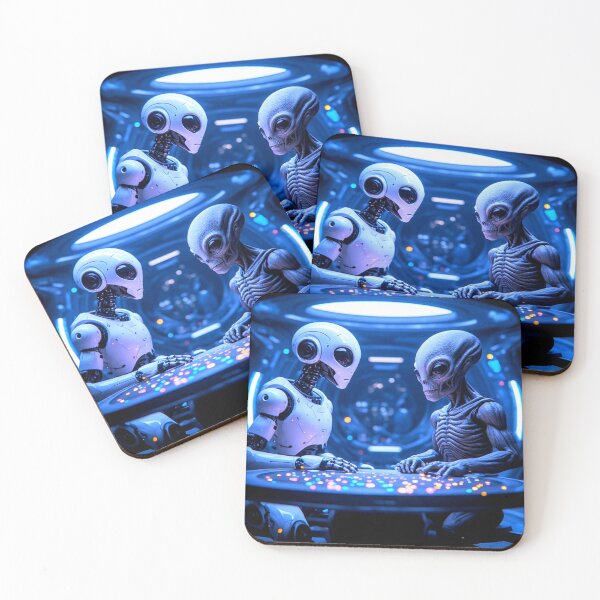 Item preview, AI Robot Meets With Alien  designed and sold by TheDarkWardrobe.