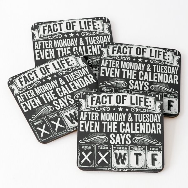 Item preview, Funny Mid-Week Crisis Quote - Even the Calendar Says WTF designed and sold by haitrieuic96.