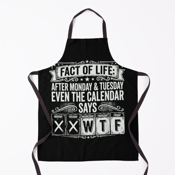 Item preview, Funny Mid-Week Crisis Quote - Even the Calendar Says WTF designed and sold by haitrieuic96.