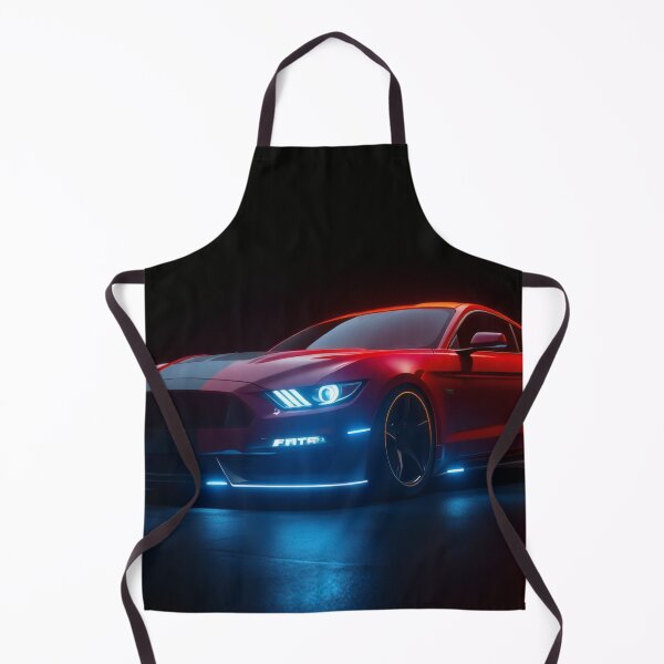 Item preview, Neon Red Muscle Car – Futuristic street racer in cyberpunk style designed and sold by Salimgor Hangaround Music.