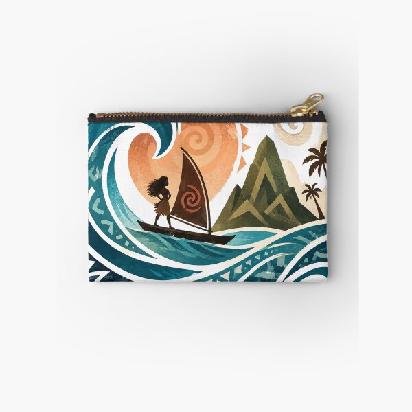 Item preview, Moana Inspired Abstract Ocean Adventure Art | Polynesian Island Wave Graphic | Tropical Voyage Illustration designed and sold by Dimu Co..