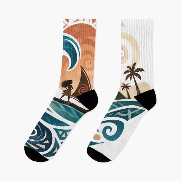 Item preview, Moana Inspired Abstract Ocean Adventure Art | Polynesian Island Wave Graphic | Tropical Voyage Illustration designed and sold by Dimu Co..