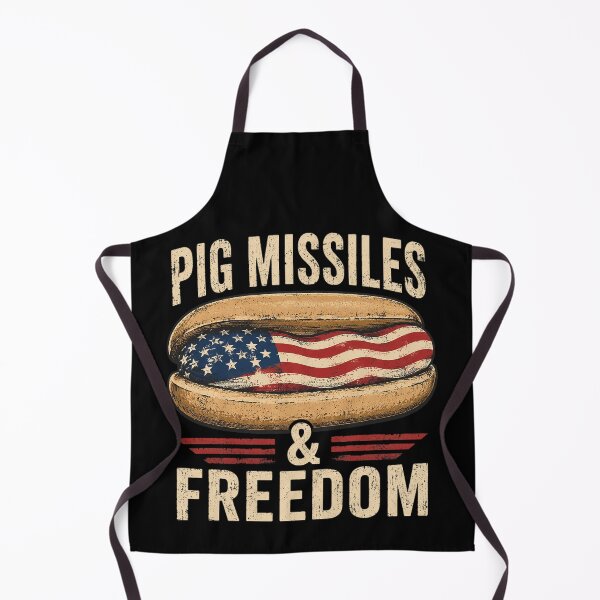 Item preview, Pig Missiles and Freedom 4th of July Patriotic Hotdog designed and sold by OlakunleOloroz.
