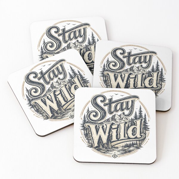 Item preview, Stay Wild Vintage Nature Adventure designed and sold by the-dovlat.