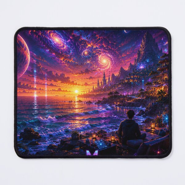 Item preview, Watching the Cosmic Sunset over the Alien Ocean designed and sold by bbbpetr100.