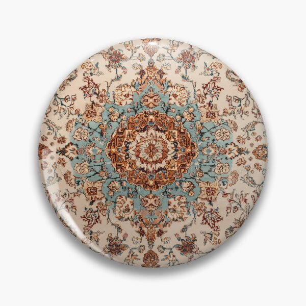 Item preview, Antique Persian Ivory Vernal Color Rug Pattern designed and sold by GrinGalore.