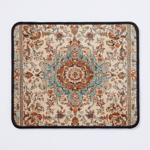 Item preview, Antique Persian Ivory Vernal Color Rug Pattern designed and sold by GrinGalore.