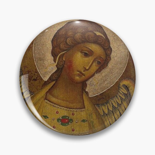 Item preview, Angel with Golden Wings - Byzantine icon designed and sold by Angelkrs.