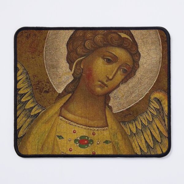 Item preview, Angel with Golden Wings - Byzantine icon designed and sold by Angelkrs.
