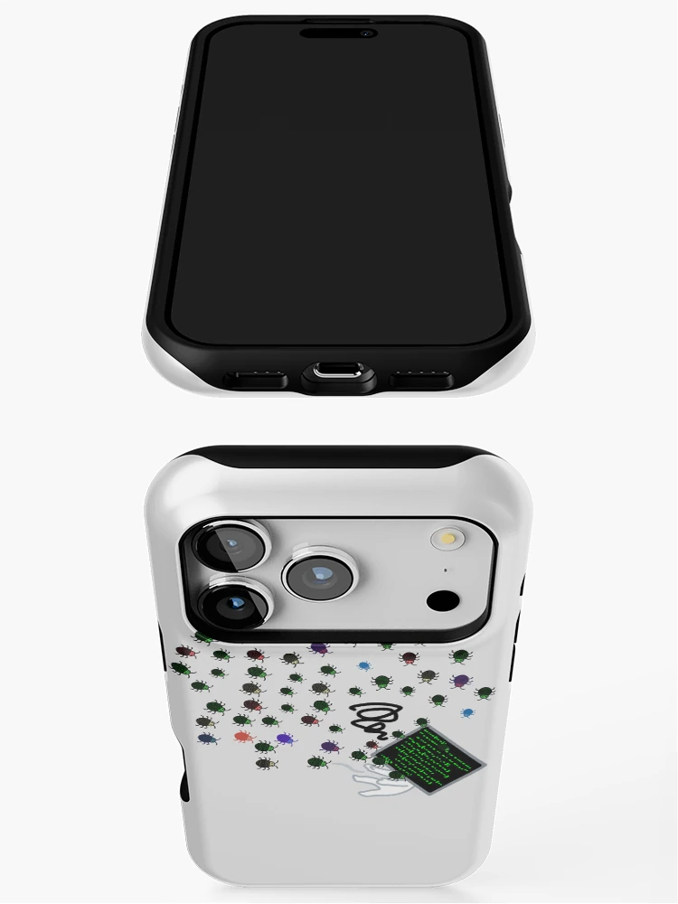 Thumbnail 3 of 4, iPhone Case, Programming bugs attack designed and sold by رَتُّوجَة.