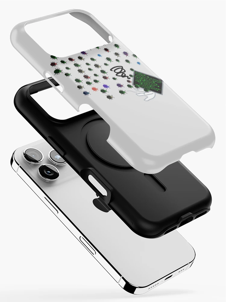Thumbnail 2 of 4, iPhone Case, Programming bugs attack designed and sold by رَتُّوجَة.