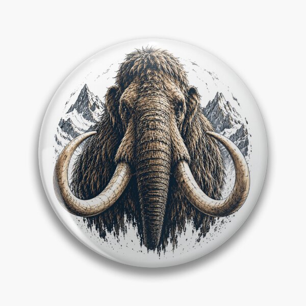 Item preview, Prehistoric Woolly Mammoth Mountain Artwork designed and sold by the-dovlat.