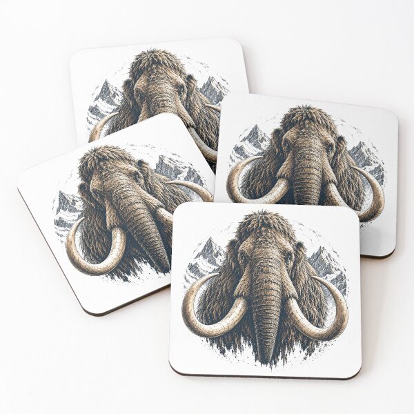 Item preview, Prehistoric Woolly Mammoth Mountain Artwork designed and sold by the-dovlat.