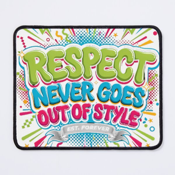Item preview, Vibrant Respect Neon Glow T-Shirt - Timeless Style & Equality designed and sold by Midnight Ink Studio.