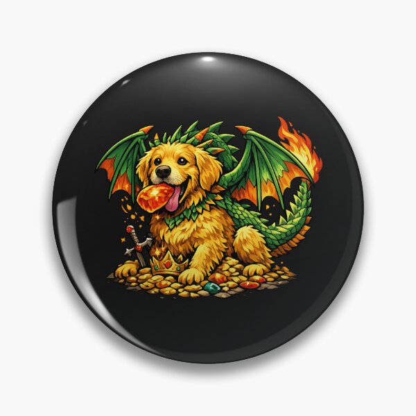 Item preview, Goldfang Treasure Drake designed and sold by RevaQuallsaola.