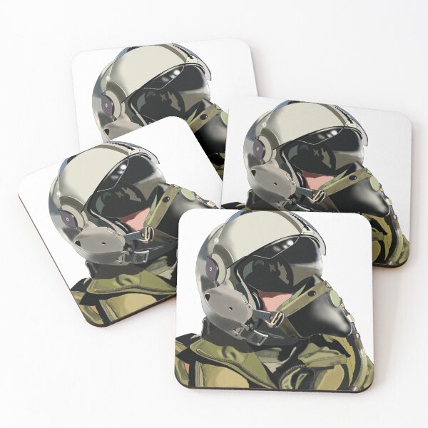 Item preview, Portrait of a fighter pilot in uniform designed and sold by GabyRobin.