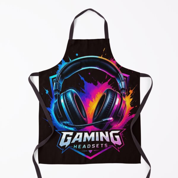 Item preview, Neon Gaming Headsets Colorful Paint Splatter Gamer Art designed and sold by AgnesB77.