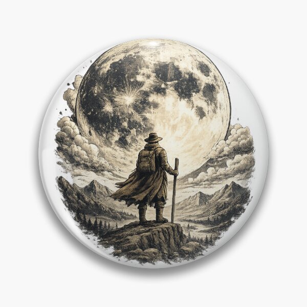 Item preview, Lone Wanderer Under Giant Moon designed and sold by the-dovlat.