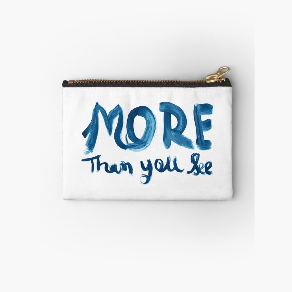 Item preview, Minimal Abstract Typography More Than You See Quote Art designed and sold by Kraalikaart.