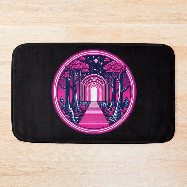 Item preview, Neon Forest Path Birthday Gift for Fantasy Lover designed and sold by PixelQ.