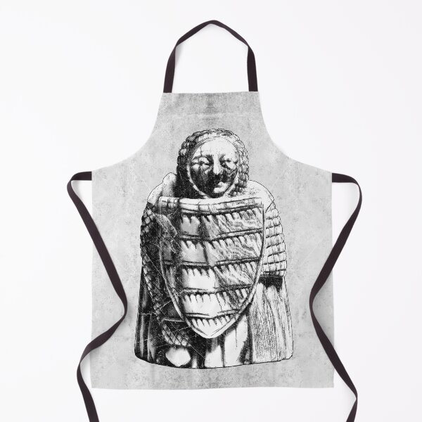 Item preview, 12th Century Scandinavian Chess Pawn Shield Warrior Ivory designed and sold by Ghoul Enterprises.