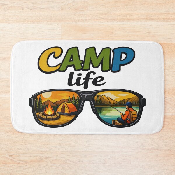 Item preview, Camp Life Sunglasses Adventure Illustration designed and sold by Gabe1983.