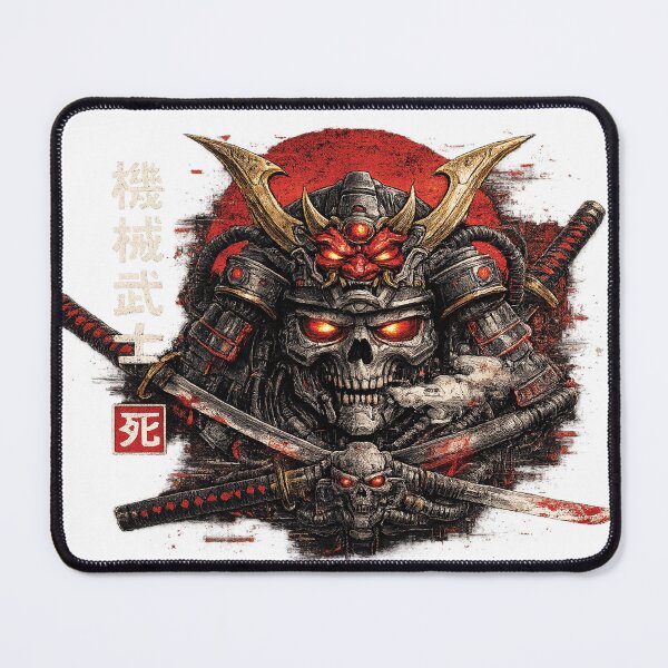 Item preview, Cyber Samurai Skull Warrior designed and sold by akash ashokan.