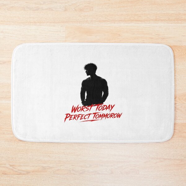 Item preview, Worst Today Perfect Tomorrow Motivational Design | Dark Aesthetic Hustle Quote Artwork designed and sold by Folk fuel.