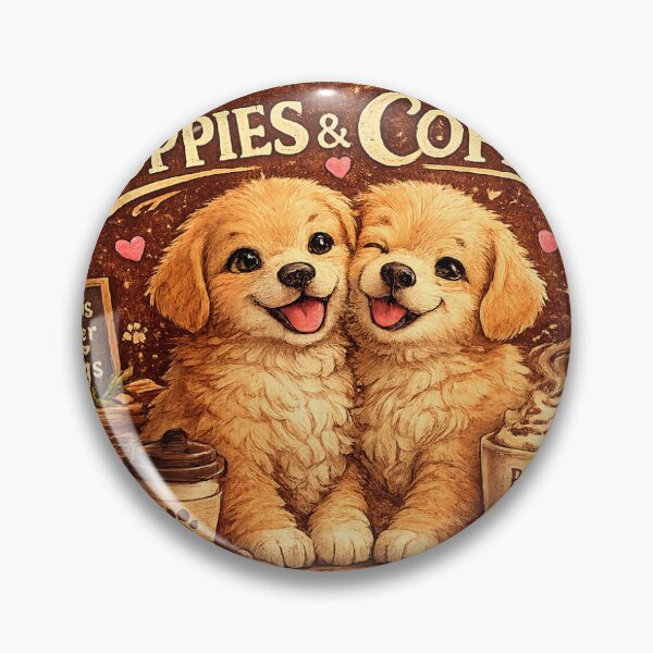 Item preview, All I Need Is Puppies & Coffee | Cute Dog Lover Design designed and sold by ArjunDev1994.