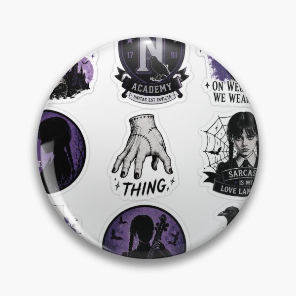 Item preview, Wednesday Adam's stickers  designed and sold by Your design gift.
