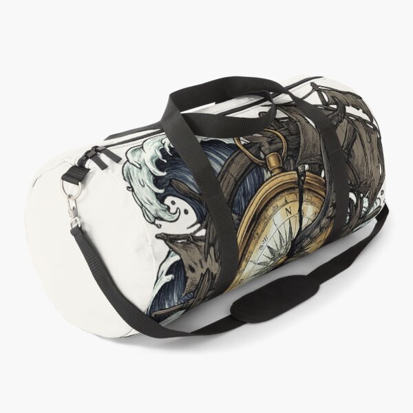 Item preview, The Kraken's Wrath - Dark Nautical Compass & Giant Squid Tentacles designed and sold by krish-prints.