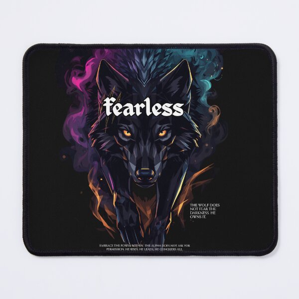 Item preview, Fearless Black Wolf Geometric Style designed and sold by zuczekgti.
