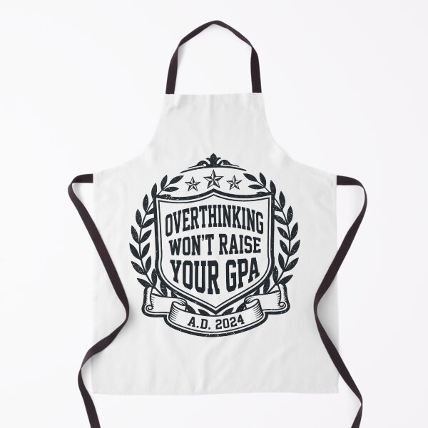 Item preview, Overthinking Won't Raise Your GPA Funny Student designed and sold by Amr Darwish Graphic designer.