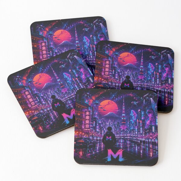 Item preview, Futuristic Tokyo Neon Cyberpunk Street designed and sold by bbbpetr100.