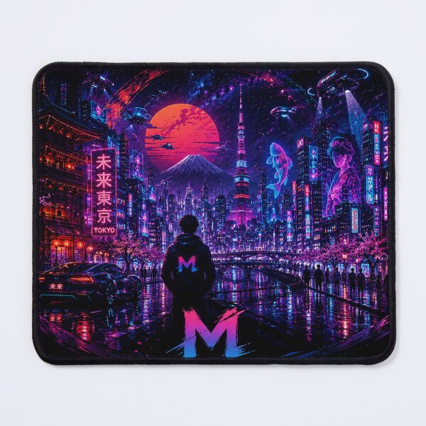 Item preview, Futuristic Tokyo Neon Cyberpunk Street designed and sold by bbbpetr100.