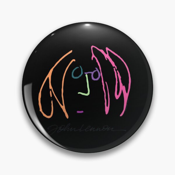 Item preview, Abstract Johns Lennons Neon Sketch designed and sold by MeanpersonaArt.