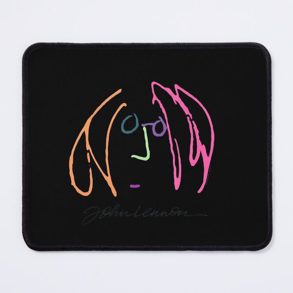 Item preview, Abstract Johns Lennons Neon Sketch designed and sold by MeanpersonaArt.