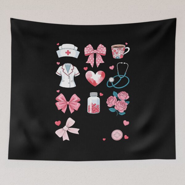 Item preview, Nurse Valentines Day Valentine ER ICU NICU RN Nurses designed and sold by SapfireStuArt.