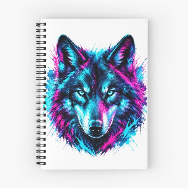 Item preview, Electric Neon Wolf Street Art designed and sold by the-dovlat.