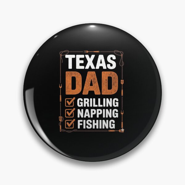 Item preview, Texas Dad Grilling Napping Fishing Checklist Funny Father Design designed and sold by msaloyach.