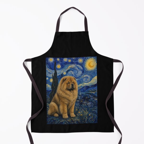 Item preview, Chow Chow Dog Van Gogh Starry Night designed and sold by Littermin.