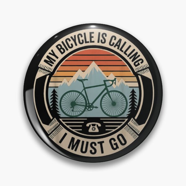 Item preview, My Bicycle Is Calling I Must Go Retro Cycling Vintage Sunset designed and sold by haitrieuic96.