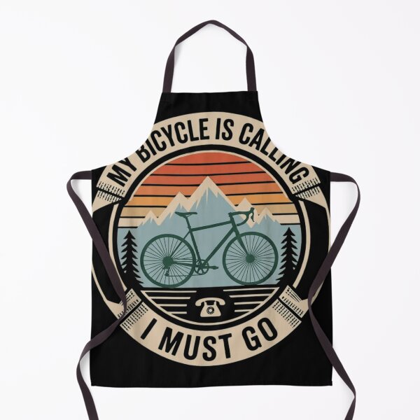 Item preview, My Bicycle Is Calling I Must Go Retro Cycling Vintage Sunset designed and sold by haitrieuic96.
