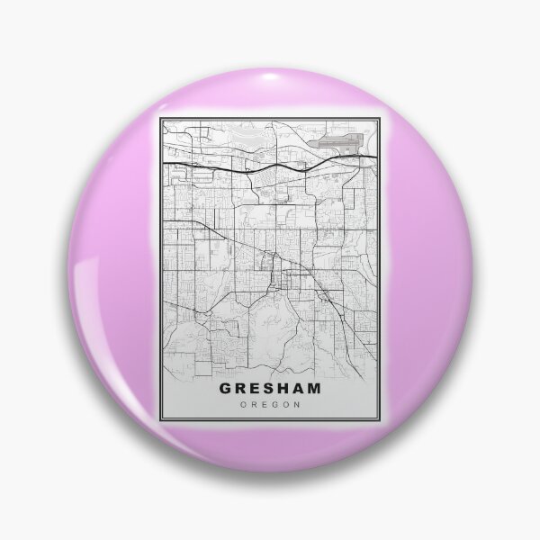 Item preview, Minimalist Gresham Map designed and sold by Tamas Das.
