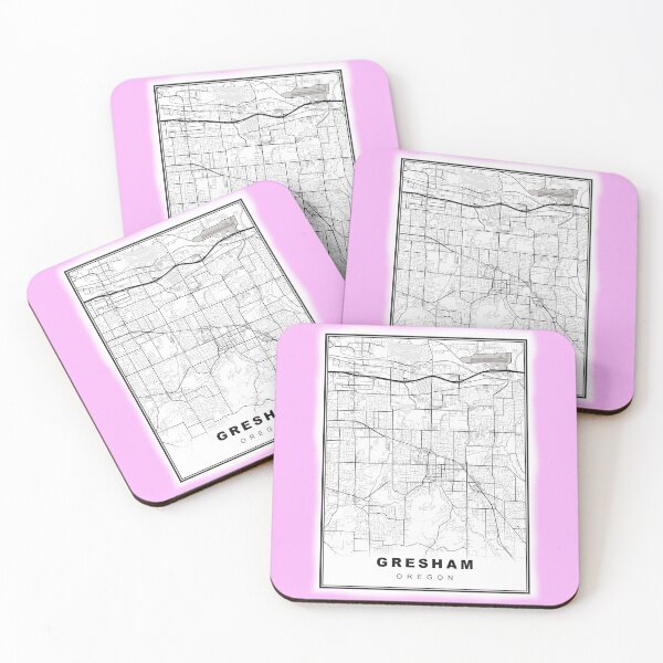 Item preview, Minimalist Gresham Map designed and sold by Tamas Das.